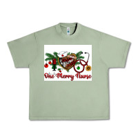Oil Green one merry nurse Urban Heavy Tee - RanaPortraitStore