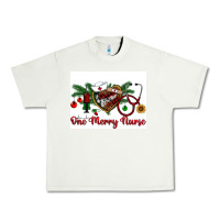 Pistachio one merry nurse Urban Heavy Tee - RanaPortraitStore