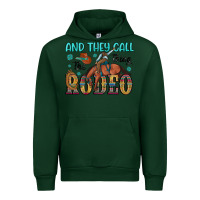 Forest Green and they call the thing rodeo Urban Hoodie - Artiststas