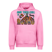 Fuchsia Pink and they call the thing rodeo Urban Hoodie - Artiststas