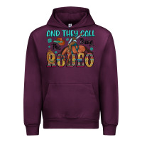 Mauve Wine and they call the thing rodeo Urban Hoodie - Artiststas