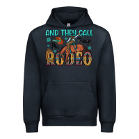 Navy and they call the thing rodeo Urban Hoodie - Artiststas
