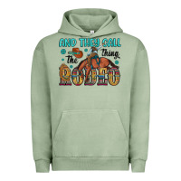 Pigment Oil Green and they call the thing rodeo Urban Hoodie - Artiststas