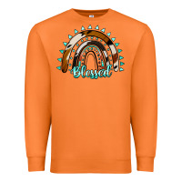 Carrot blessed rainbow cowhide aztec Premium Sweatshirt - Jasminsmagicworld