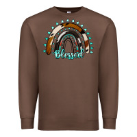 Chestnut blessed rainbow cowhide aztec Premium Sweatshirt - Jasminsmagicworld