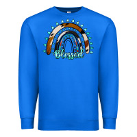 True Royal blessed rainbow cowhide aztec Premium Sweatshirt - Jasminsmagicworld