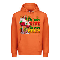 Carrot The more wine the more merry Premium Hoodie - AdoDesignShop