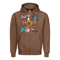 Chestnut wife mom boss Zipper Hoodie - AdoDesignShop