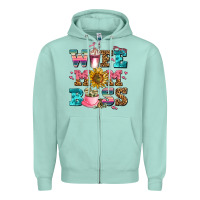 Seafoam wife mom boss Zipper Hoodie - AdoDesignShop