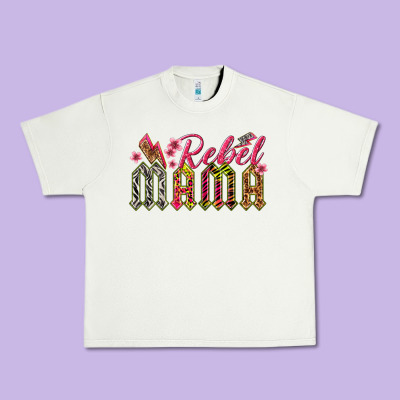 Rebel Mama Urban Heavy Tee Designed By Texasbilliewilder
