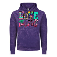 Cloud Purple love my patients nurse Vintage Hoodie - RanaPortraitStore