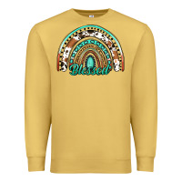 Antique Gold blessed western rainbow Premium Sweatshirt - Jasminsmagicworld
