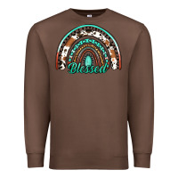 Chestnut blessed western rainbow Premium Sweatshirt - Jasminsmagicworld