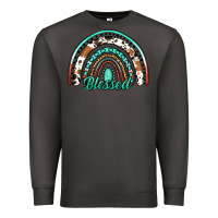 Smoke blessed western rainbow Premium Sweatshirt - Jasminsmagicworld