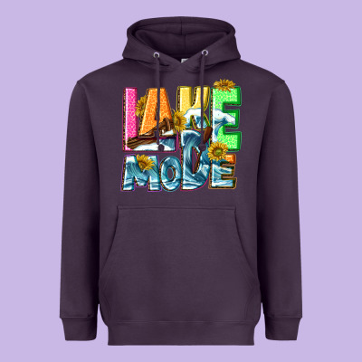 Lake Mode Summer Heavyweight Hoodie Designed By Nancycooperartshop