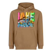 Toasted Coconut Lake mode summer Heavyweight Hoodie - NancyCooperArtShop