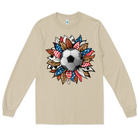 Mushroom football sunflower Long Sleeve Tee - HRA Design Shop