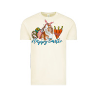 Vintage Arctic happy easter bunny carrots and eggs Vintage Tee - RanaPortraitStore