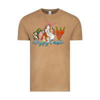 Vintage Camel happy easter bunny carrots and eggs Vintage Tee - RanaPortraitStore