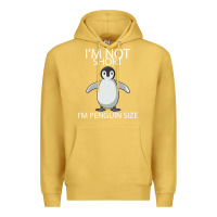 Antique Gold I'm Not Short I'm Penguin Size Premium Hoodie - Bettercallsaul