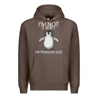 Coffee I'm Not Short I'm Penguin Size Premium Hoodie - Bettercallsaul