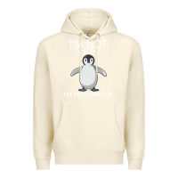 Sandshell I'm Not Short I'm Penguin Size Premium Hoodie - Bettercallsaul
