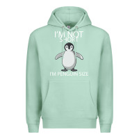 Seafoam I'm Not Short I'm Penguin Size Premium Hoodie - Bettercallsaul