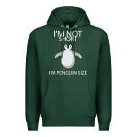 Sports Green I'm Not Short I'm Penguin Size Premium Hoodie - Bettercallsaul