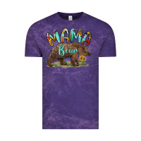 Cloud Purple mama bear Vintage Tee - BarkalooDesign