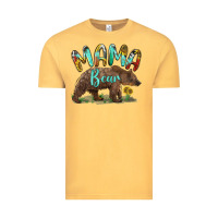 Vintage Mustard mama bear Vintage Tee - BarkalooDesign