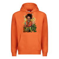 Carrot black afro boy love Premium Hoodie - NancyCooperArtShop