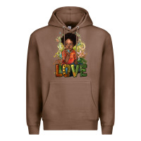 Chestnut black afro boy love Premium Hoodie - NancyCooperArtShop