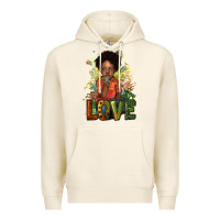 Tofu black afro boy love Premium Hoodie - NancyCooperArtShop