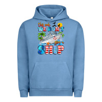 Pigment Pebble Blue this week we don't give a ship Urban Hoodie - Artiststas