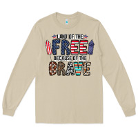 Mushroom land of the beacause of the brave Long Sleeve Tee - CowhideDigitalArt