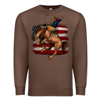 Chestnut bucking bronco Premium Sweatshirt - Jasminsmagicworld