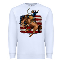 White bucking bronco Premium Sweatshirt - Jasminsmagicworld