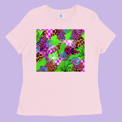 Halloween Ladies Tee Designed By Adodesignshop