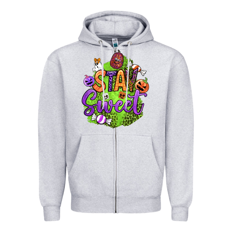 Stay Sweet Halloween Zipper Hoodie by BundleAndBundleShop | Teevron