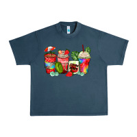 Midnight Navy strawberry coffee cups Urban Heavy Tee - Zillion Design Studio