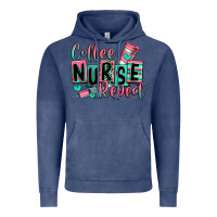 Vintage Denim coffee nurse repeat Vintage Hoodie - RanaPortraitStore