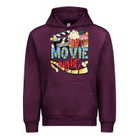 Mauve Wine movie night Urban Hoodie - Artiststas