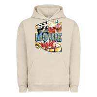 Pigment French Oak movie night Urban Hoodie - Artiststas