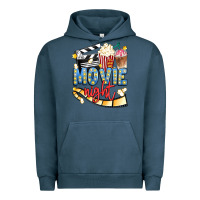 Pigment Midnight Navy movie night Urban Hoodie - Artiststas