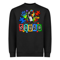 Black soccer support squad autism Heavyweight Sweatshirt - Zillion Design Studio