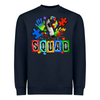 Navy soccer support squad autism Heavyweight Sweatshirt - Zillion Design Studio