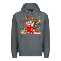 Rock cup of chocolate and cookies Premium Hoodie - MaliasSmallBusiness