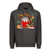 Smoke cup of chocolate and cookies Premium Hoodie - MaliasSmallBusiness