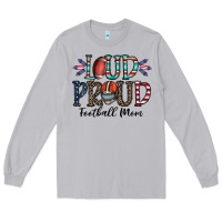 Moon Dust loud proud football mom Long Sleeve Tee - CowhideDigitalArt