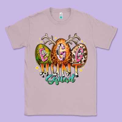 Egg Hunt Squad Classic Tee Designed By Racoondesign